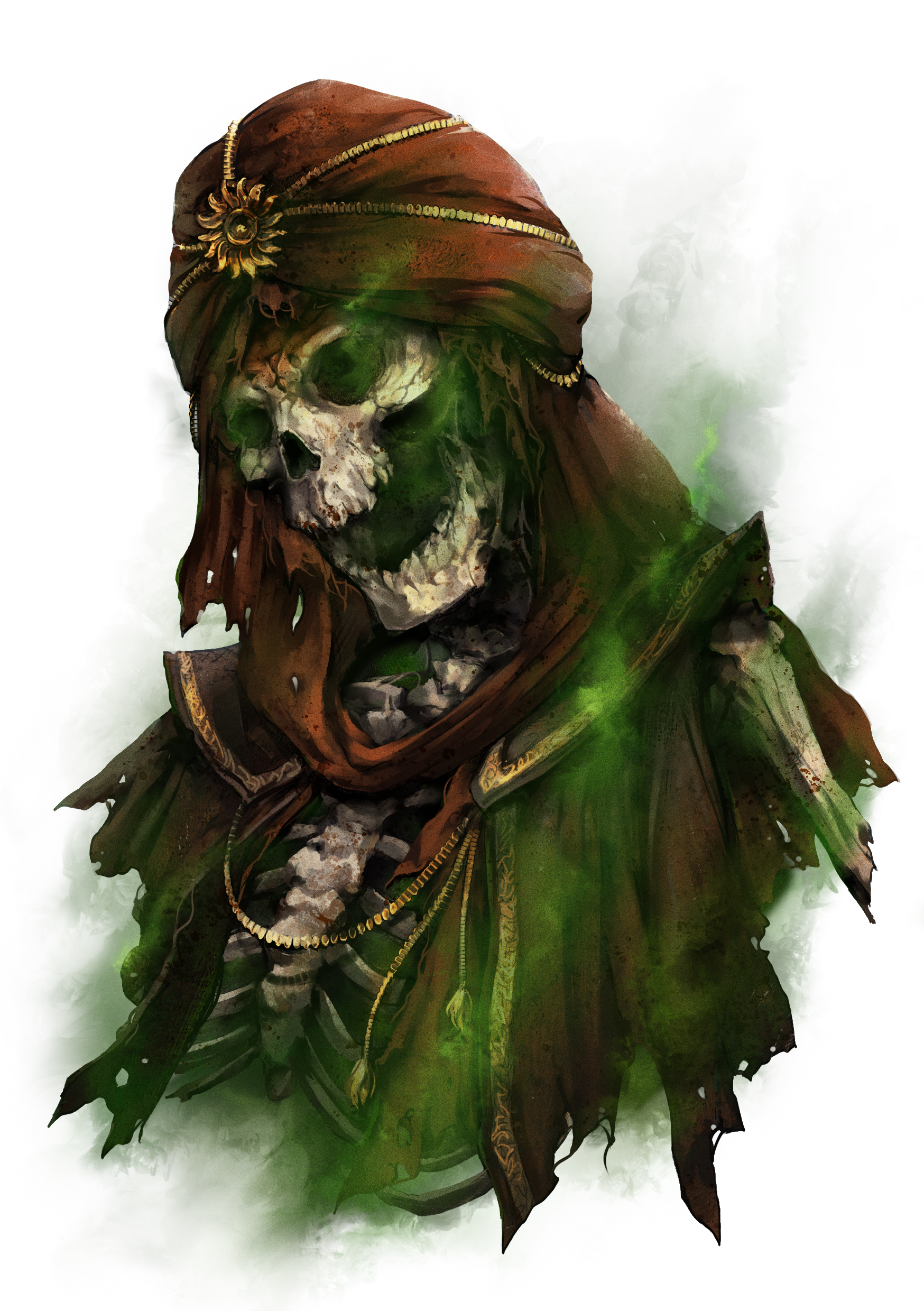 Monstro Esqueleto Mago